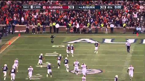 chris davis 109 yard return auburn radio|chris davis alabama.